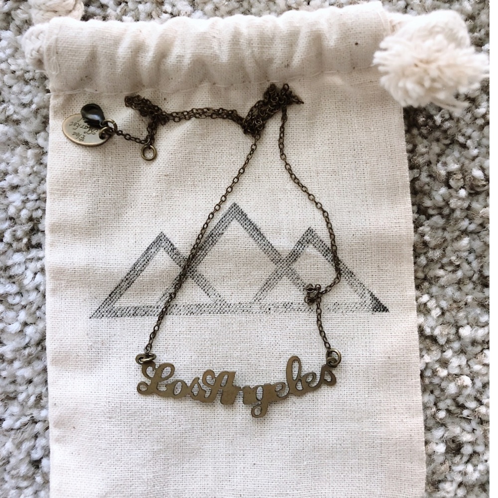 Los Angeles Brass Necklace